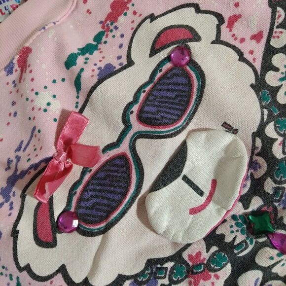 Vintage 90s Comfy Club Unbearably Cool Teddy Bear Crewneck Sweatshirt - Picture 5 of 10